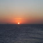 Prima alba dal traghetto